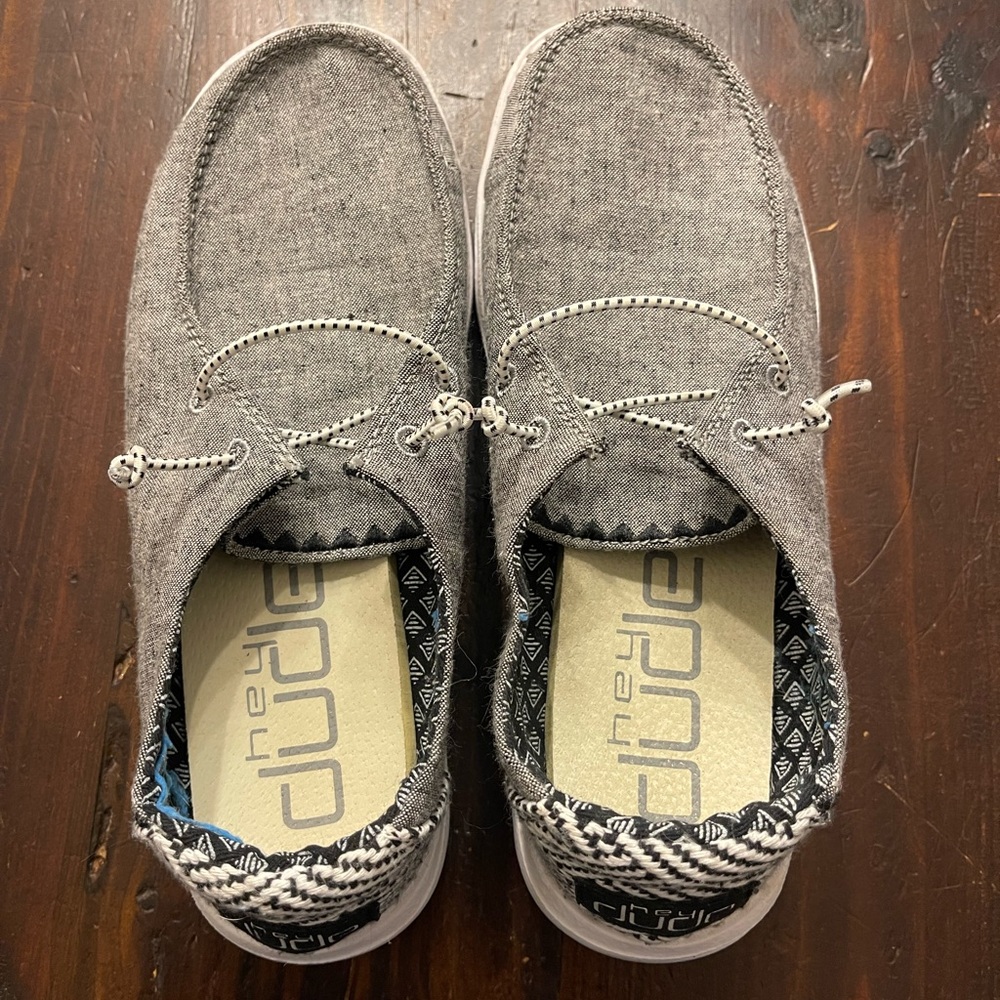 Hey Dude Gray Casual Shoes